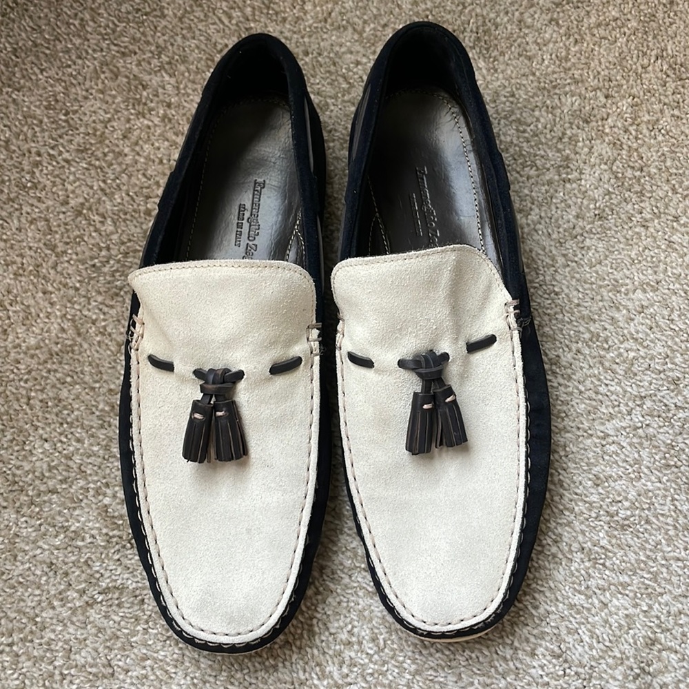 Ermenegildo Zegna men loafers. Pre-owned . Size US 10